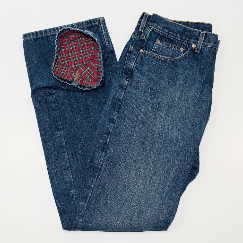 J. Crew flannel lined jeans